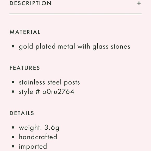 Kate Spade ♠️Pink Earring Set - Picture 4 of 7